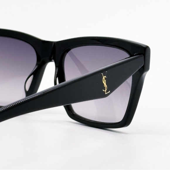 NEW SAINT LAURENT SL M104 001 BLACK SLM104 001 WOMEN SUNGLASSES SAINT LAURENT - Picture 8 of 12